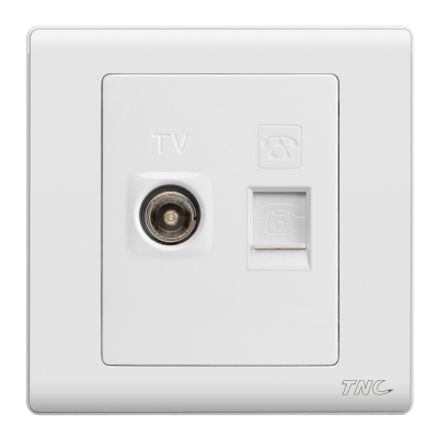 Ổ cắm 1TV+1TEL Q5801TV-4TU