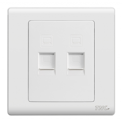 Ổ cắm mạng đôi Q5802PC